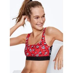 Victorias Secret PINK Ultimate Floral Unlined Sports Bra Medium